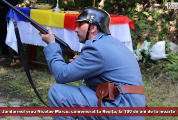 Și-a dat viața ca să apere salariile reșițenilor! Jandarmul Nicolae Marcu, comemorat la 100 de ani de la moarte