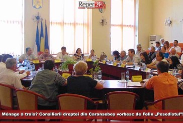 Ménage à trois! Consilierii dreptei din Caransebeș vorbesc de Felix „Pesedistul”!