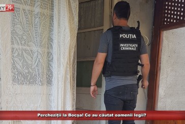 Percheziții la Bocșa! Ce au căutat oamenii legii?
