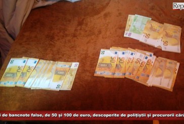 Zeci de bancnote false, de 50 și 100 de euro, descoperite de polițiștii și procurorii cărășeni!