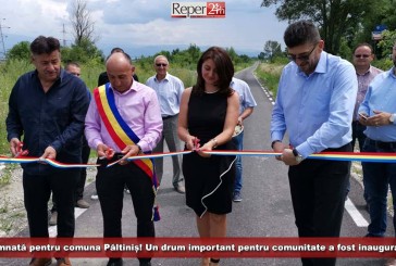 Zi însemnată pentru comuna Păltiniș! Un drum important pentru comunitate a fost inaugurat astăzi