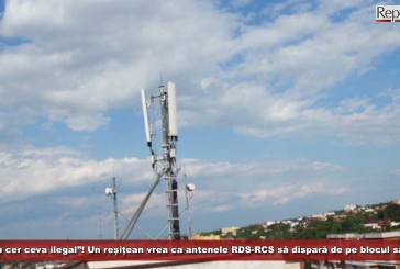 „Nu cer ceva ilegal”! Un reșițean vrea ca antenele celor de la RDS-RCS să dispară de pe blocul său! 