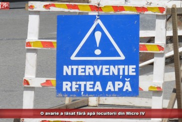 O avarie a lăsat fără apă locuitorii din Micro IV