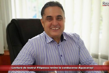 Lovitură de teatru! Filipescu revine la conducerea Aquacaraș!