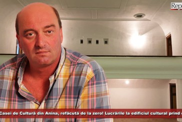 Scena Casei de Cultură din Anina, refăcută de la zero! Lucrările la edificiul cultural încep să prindă contur!