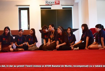 În dar au dat, în dar au primit! Tinerii inimoși ai ATOR Banatul de Munte, recompensați cu o tabără doar a lor