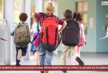 A fost stabilită structura anului şcolar 2019-2020! Elevii se întorc la școală pe data de 9 septembrie!
