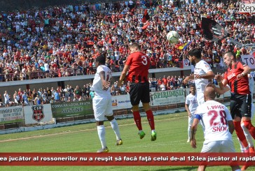Al 12-lea jucător al rossonerilor (suporterii) nu a reuşit să facă faţă celui de-al 12-lea jucător al rapidiştilor (arbitrii)! Reşiţa, la prima înfrângere pe teren propriu