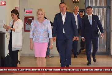 Viorica Dăncilă se află în vizită în Caraș-Severin. „Pentru noi este important să vedem obstacolele care există la nivelul fiecărei comunități și la nivel județean”