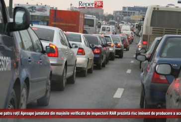 Pericole pe patru roți! Aproape jumătate din mașinile verificate de inspectorii RAR prezintă risc iminent de producere a accidentelor