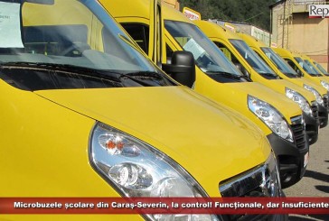  Microbuzele școlare din Caraș-Severin, la control! Funcționale, din punct de vedere tehnic, dar insuficiente ca număr!