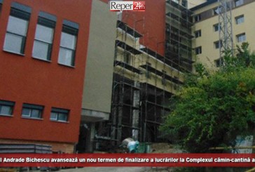 Rectorul Andrade Bichescu avansează un nou termen de finalizare a lucrărilor la Complexul cămin-cantină al UEMR