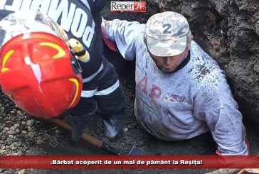 Bărbat acoperit de un mal de pământ la Reșița!