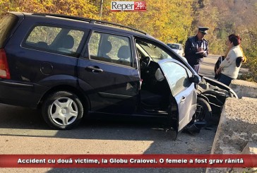 Accident cu două victime, la Globu Craiovei. O femeie a fost grav rănită