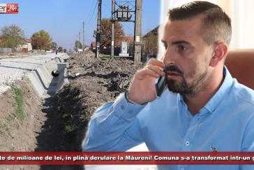 Proiecte de milioane de lei, în plină derulare la Măureni! Comuna s-a transformat într-un adevărat șantier!