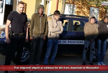 Trei migranți afgani și călăuza lor din Iran, depistați la Răcășdia!