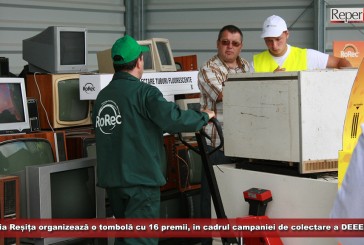 Primăria Reșița organizează o tombolă cu 16 premii, în cadrul campaniei de colectare a aparatelor electrice și electrocasnice vechi sau defecte!