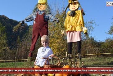 La Centrul Școlar de Educație Incluzivă Primăvara din Reșița au fost culese astăzi roadele toamnei