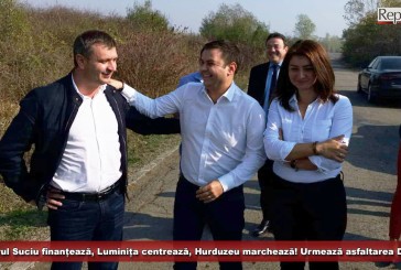 Ministrul Suciu finanțează, Luminița centrează, Hurduzeu marchează! Urmează asfaltarea DJ 571!