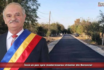 Încă un pas spre modernizarea străzilor din comuna Berzovia!