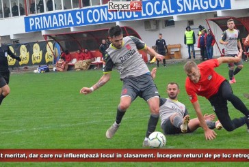 Un punct meritat, dar care nu influenţează locul în clasament. Începem returul de pe loc retrogradabil!