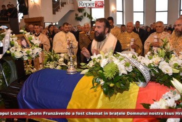 Episcopul Lucian: „Sorin Frunzăverde a fost chemat în brațele Domnului nostru Iisus Hristos! ”