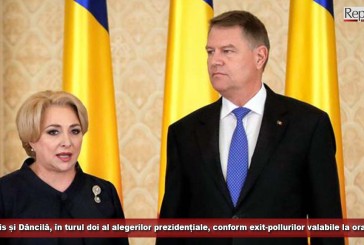 Iohannis și Dăncilă, în turul doi al alegerilor prezidențiale, conform exit-pollurilor!