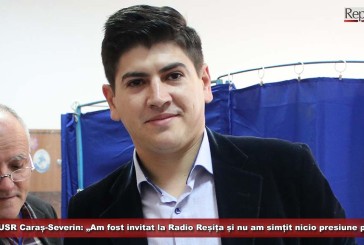 Liderul USR Caraș-Severin, Andrei Plujar: „Am fost invitat la Radio Reșița și nu am simțit nicio presiune politică”!
