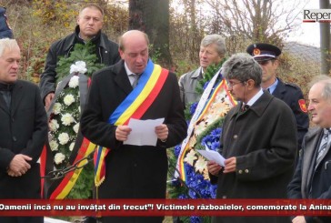 Victimele războaielor, comemorate la Anina, în prezența consulului Germaniei la Timişoara! „Oamenii încă nu au învățat din trecut”!