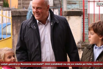Ioan Popa a votat „pentru o Românie normală”. Unii candidați nu au ce căuta pe liste, este de părere edilul!