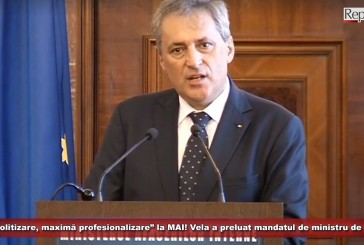 „Zero politizare, maximă profesionalizare” la MAI! Marcel Vela a preluat mandatul de ministru de Interne!