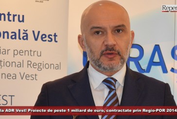 Bilanț la ADR Vest! Proiecte în valoare de peste 1 miliard de euro, contractate prin Regio-POR 2014-2020!