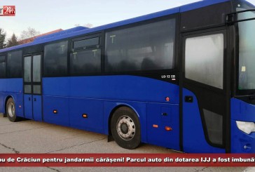 Cadou de Crăciun pentru jandarmii cărășeni! Parcul auto din dotarea IJJ a fost îmbunătățit