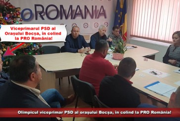 Olimpicul viceprimar PSD al orașului Bocșa, în colind la PRO România!