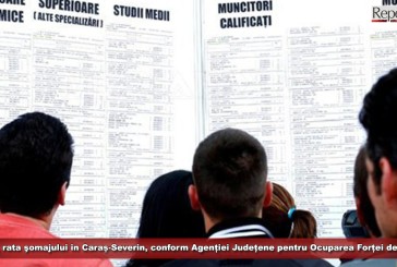 3,15%, rata şomajului în Caraș-Severin, conform Agenției Județene pentru Ocuparea Forței de Muncă!