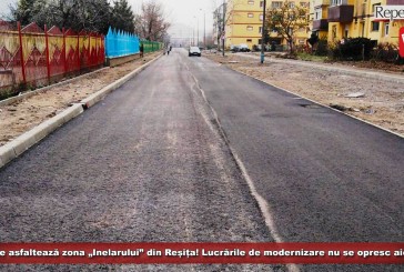 Se asfaltează zona „Inelarului” din Reșița! Lucrările de modernizare nu se opresc aici!