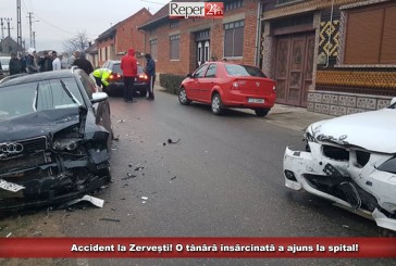 Accident rutier la poalele Muntelui Mic! Trei autoturisme implicate!