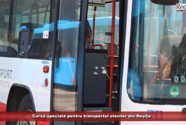 Cursă specială pentru transportul elevilor din Reșița