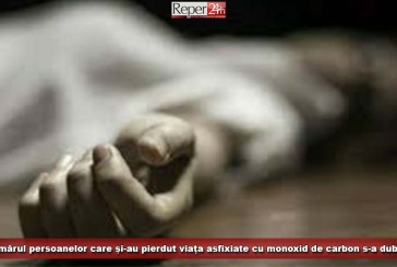 Numărul persoanelor care și-au pierdut viața asfixiate cu monoxid de carbon s-a dublat!
