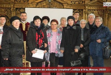 „Sfinții Trei Ierarhi, modele de educație creștină”, ediția a V-a, Bocșa, 2020