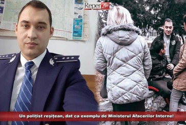 Un polițist reșițean, dat ca exemplu de Ministerul Afacerilor Interne!