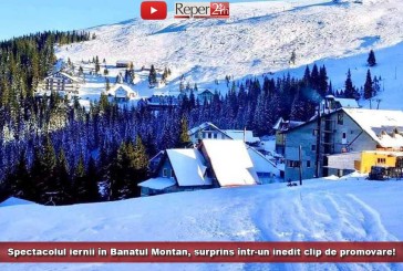 Spectacolul iernii în Banatul Montan, surprins într-un inedit clip de promovare!
