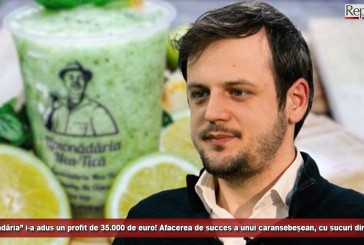 „Limonădăria” i-a adus un profit de 35.000 de euro! Afacerea de succes a unui caransebeșean, cu sucuri din fructe!