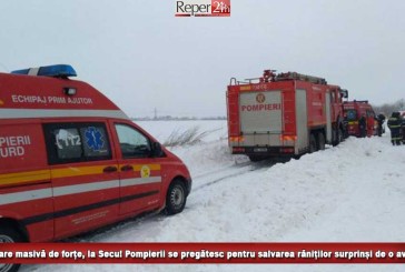 Mobilizare masivă de forțe, la Secu! Pompierii se pregătesc pentru salvarea răniților surprinși de o avalanșă!