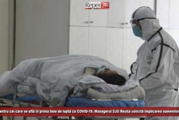 Sprijin pentru cei care se află în prima linie de luptă cu COVID-19. Managerul SJU Reșița solicită implicarea oamenilor de bine