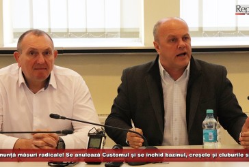 UPDATE: Popa anunță măsuri radicale! Se anulează Customul și se închid bazinul, creșele, centrele de zi și cluburile sportive!