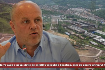 Reșița va avea o nouă stație de asfalt! O investiție benefică, este de părere primarul Popa!