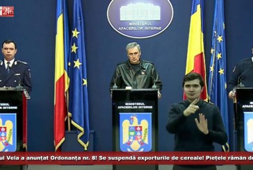 Ministrul Vela a anunțat Ordonanța militară nr. 8! Se suspendă exporturile de cereale! Piețele rămân deschise