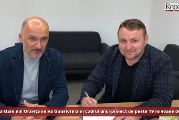 Zona Gării din Oravița se va transforma cu bani europeni, în cadrul unui proiect de peste 19 milioane de lei