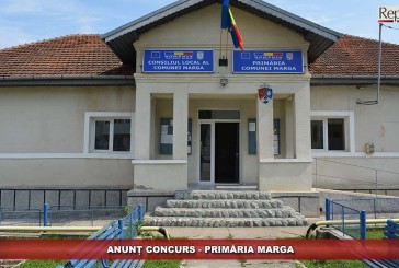 ANUNȚ CONCURS – PRIMĂRIA MARGA